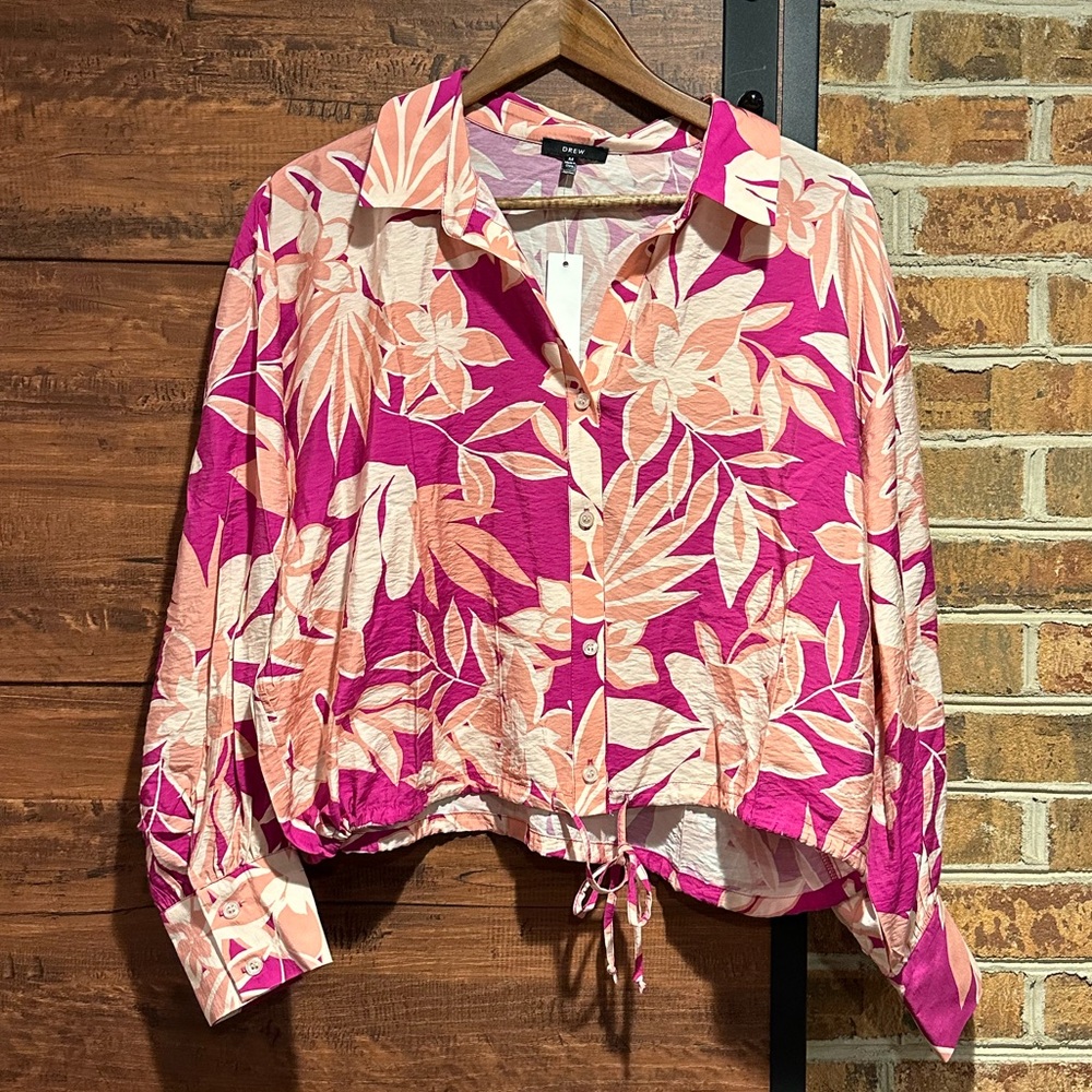 DREW drawstring crop blouse (9)